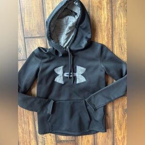 Under Armour Black Gray Hoodie